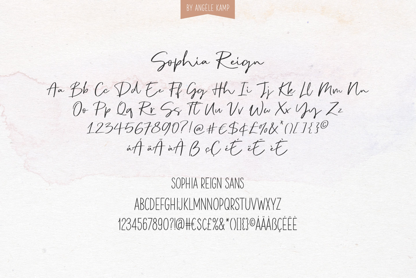 Sophia Reign Font duo