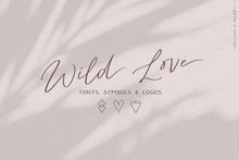 Load image into Gallery viewer, Wild Love font &amp; logo collection Angele Kamp
