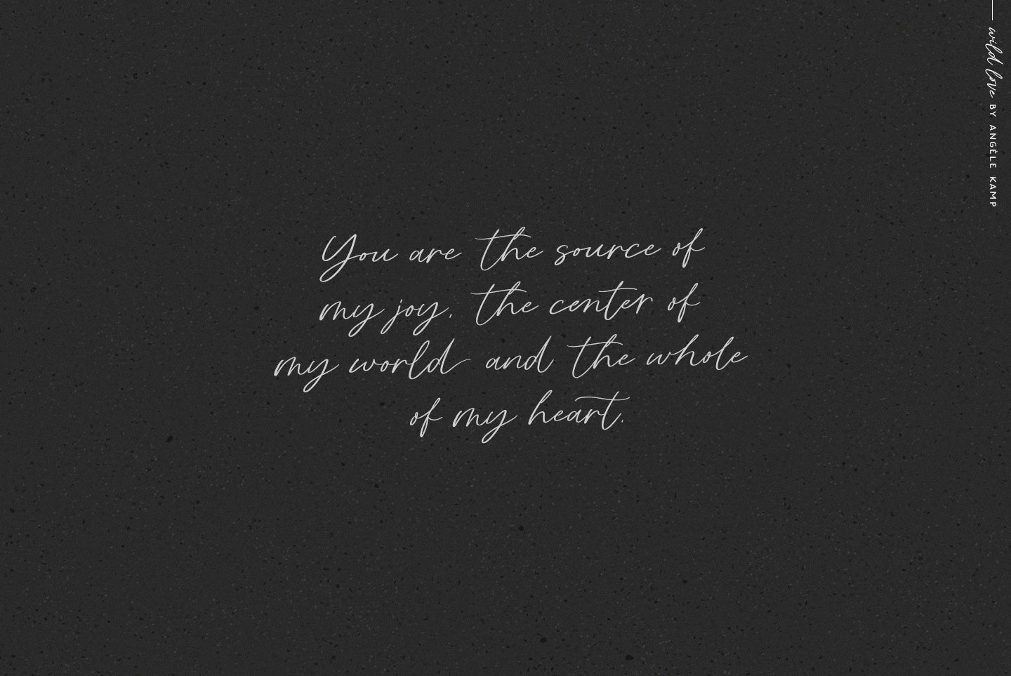 Wild Love font & logo collection Angele Kamp