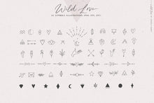 Load image into Gallery viewer, Wild Love font &amp; logo collection Angele Kamp
