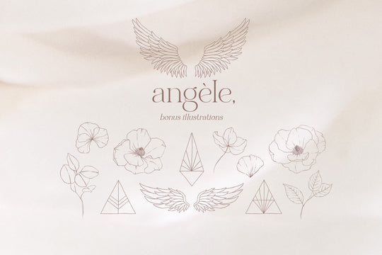 Angele, font family – Angele Kamp