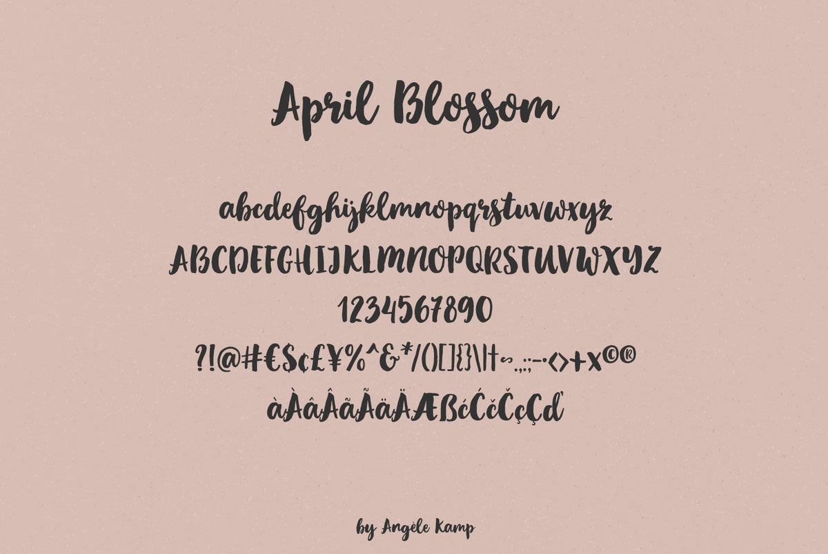 April Blossom font