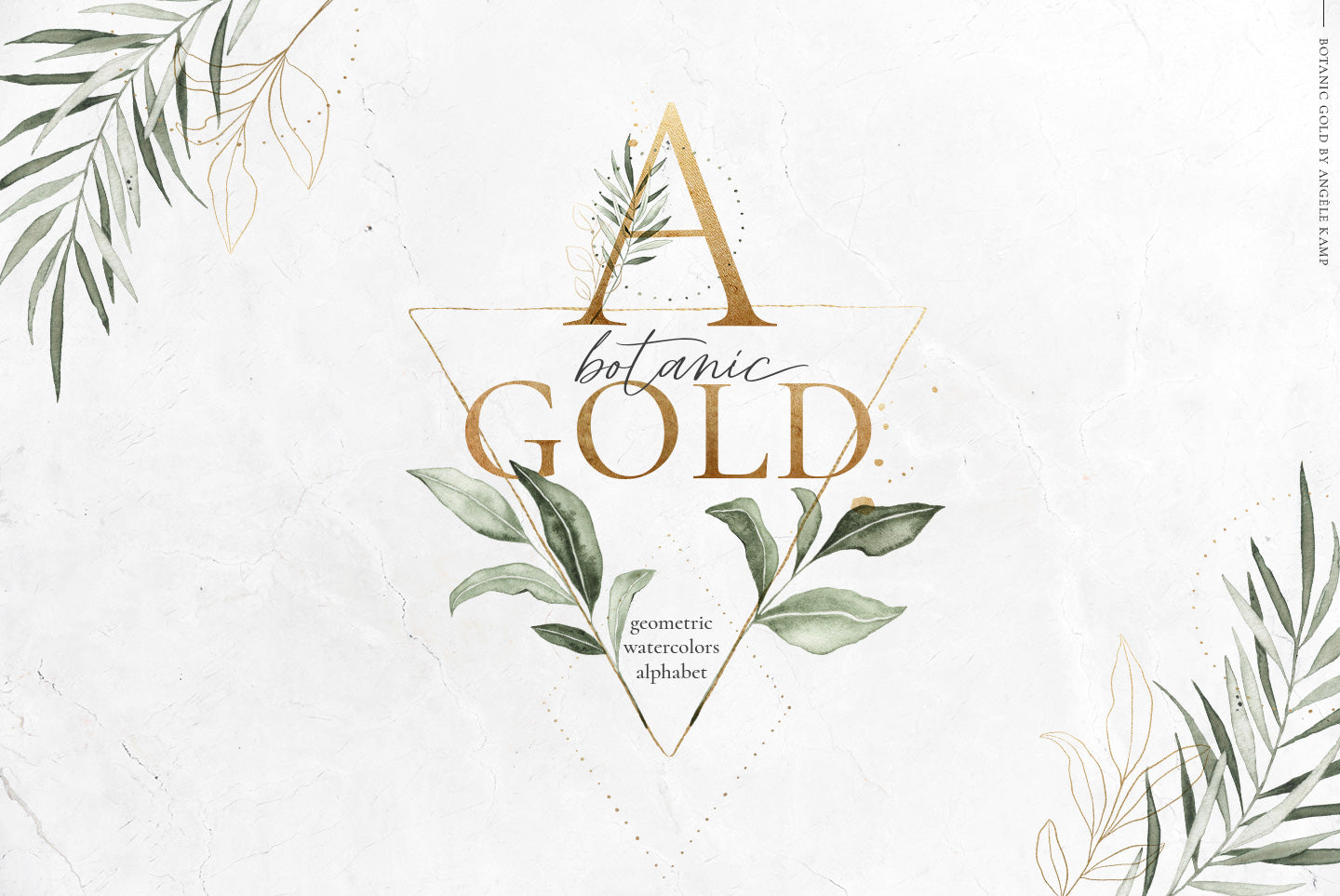 Botanic Gold watercolors
