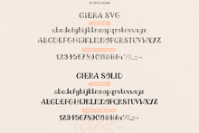 Load image into Gallery viewer, Ciera SVG font by Skyla Design
