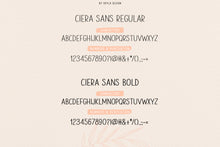 Load image into Gallery viewer, Ciera SVG font by Skyla Design
