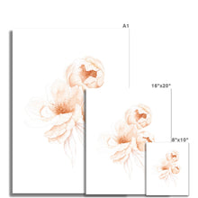 Load image into Gallery viewer, Peachy Peonies 01 Print
