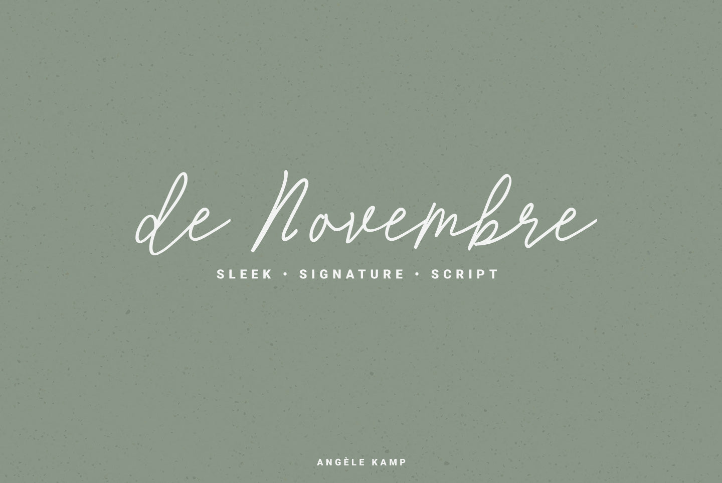 De Novembre font