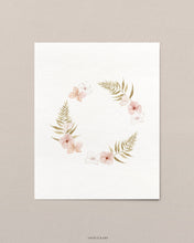 Load image into Gallery viewer, Dried flowers wreath Print
