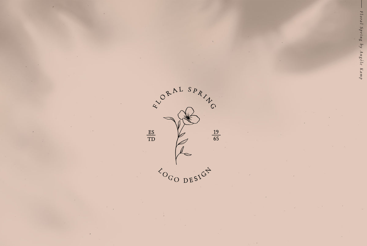 Floral Spring alphabet