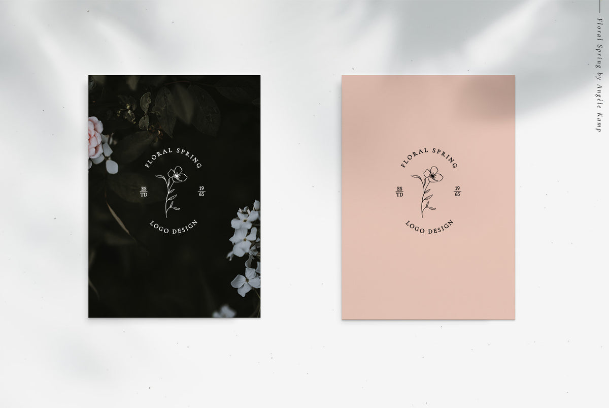 Floral Spring alphabet