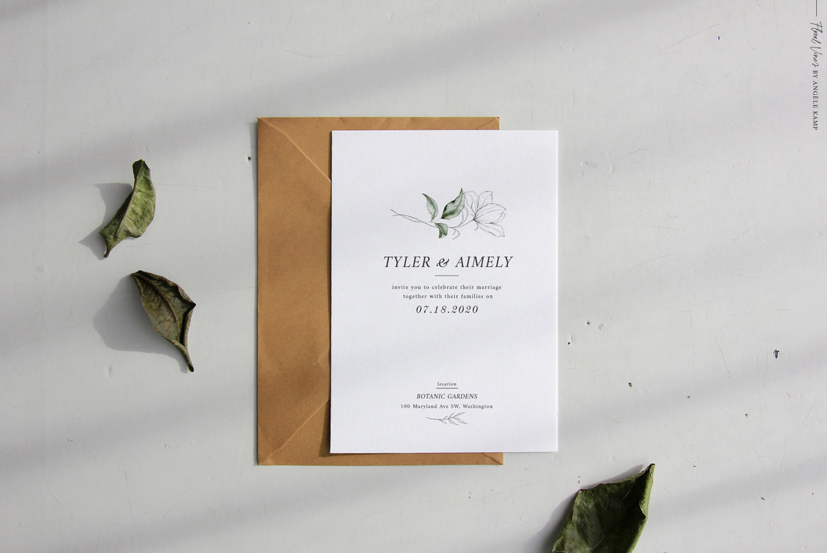 Floral Vines botanical watercolor art illustrations Angele Kamp
