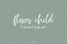 Load image into Gallery viewer, Flower Child font

