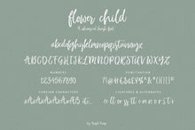 Load image into Gallery viewer, Flower Child font
