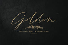 Load image into Gallery viewer, Golden font
