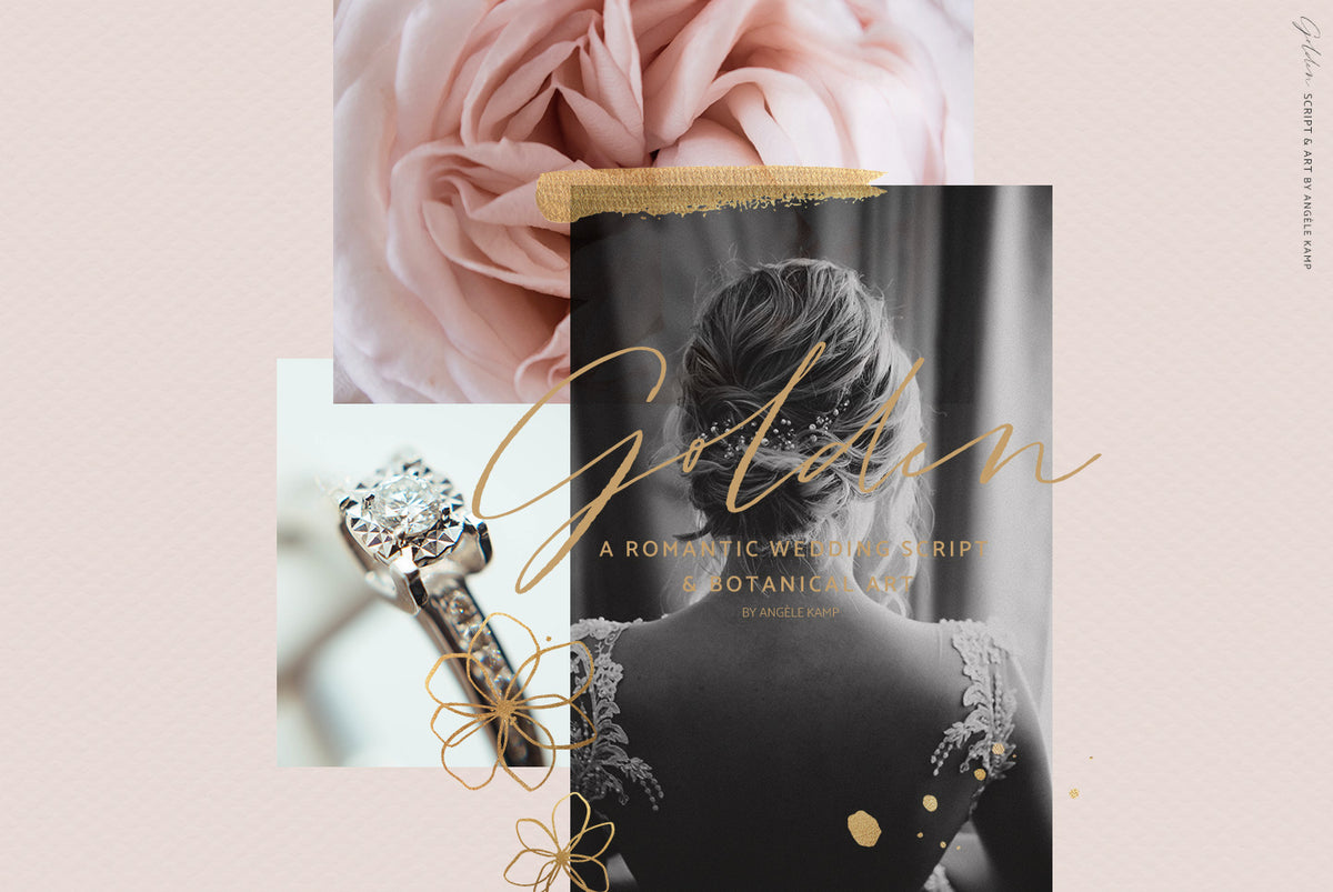 Golden font