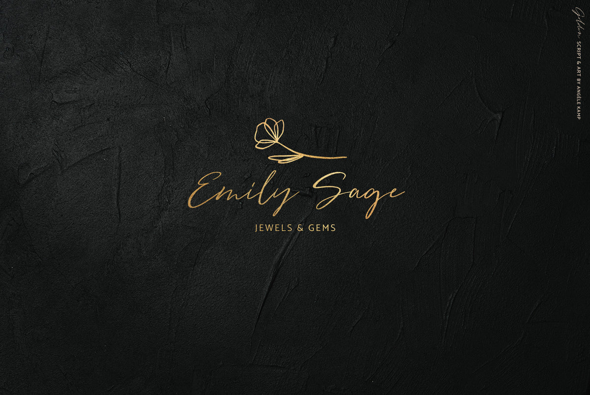 Golden font
