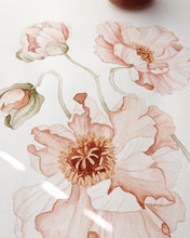 Load image into Gallery viewer, Icelandic Poppies 01 Original watercolor
