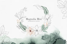 Load image into Gallery viewer, Magnolia Mist watercolor art
