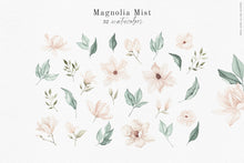 Load image into Gallery viewer, Magnolia Mist watercolor art
