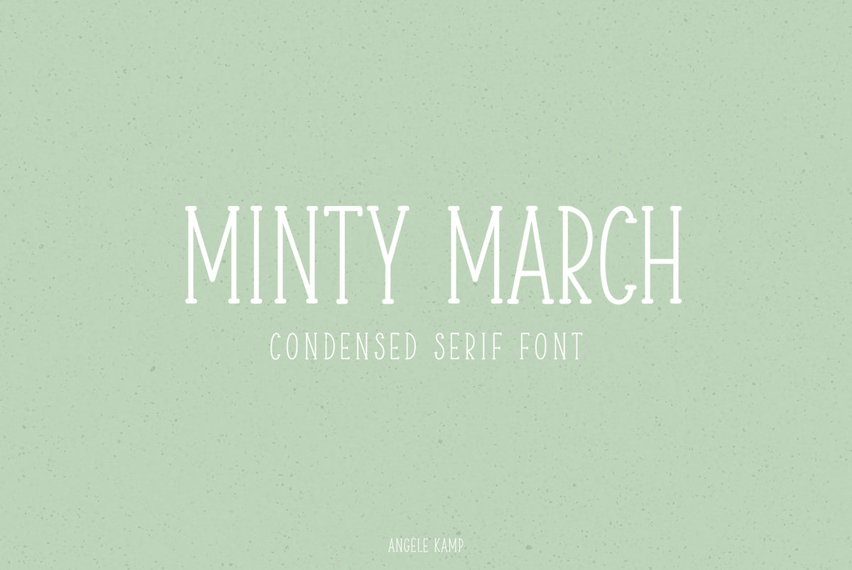 Minty March font