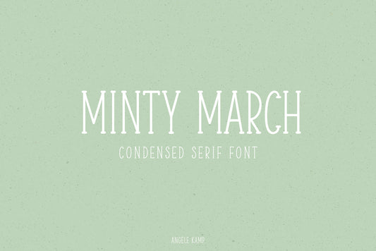 Minty March font