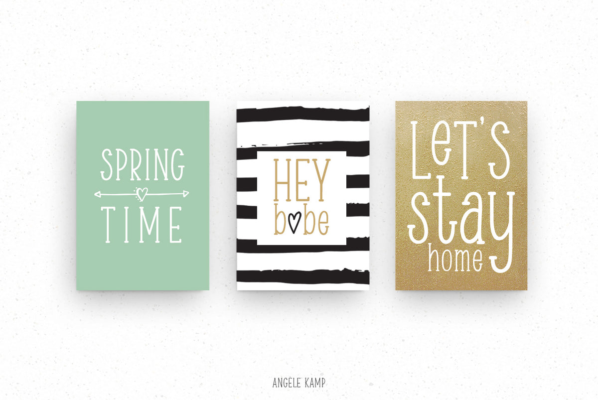 Minty March font