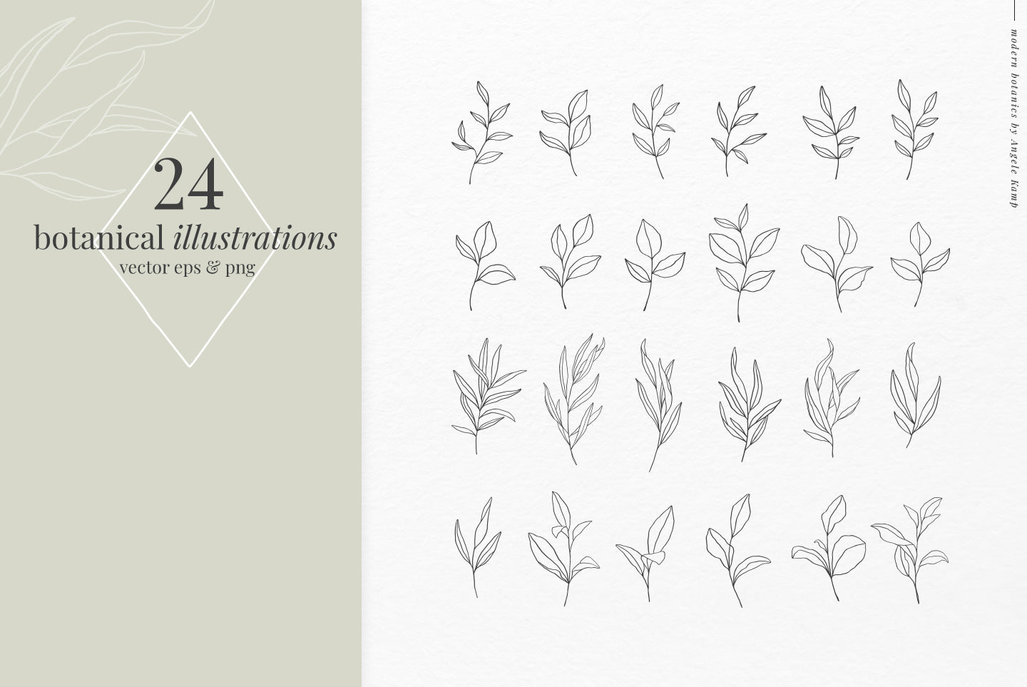 Modern Botanics patterns