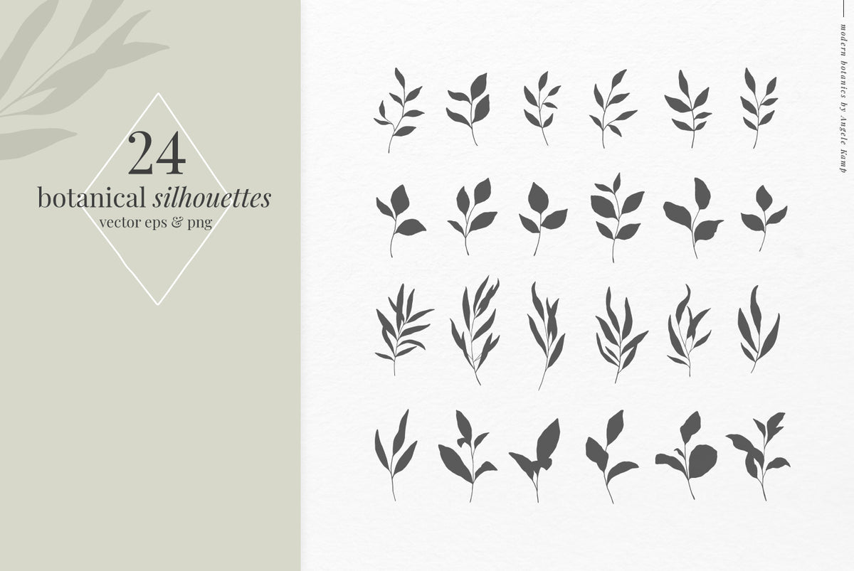 Modern Botanics patterns