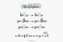 Load image into Gallery viewer, Oh Livey brush font by Angele Kamp
