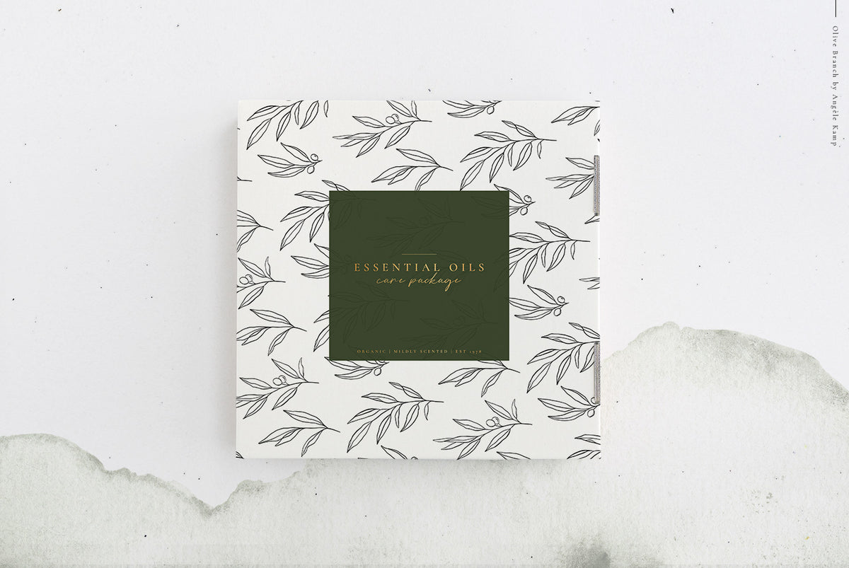 Olive branch watercolors