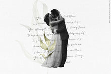 Load image into Gallery viewer, Shades of Green botanic watercolor illustrations

