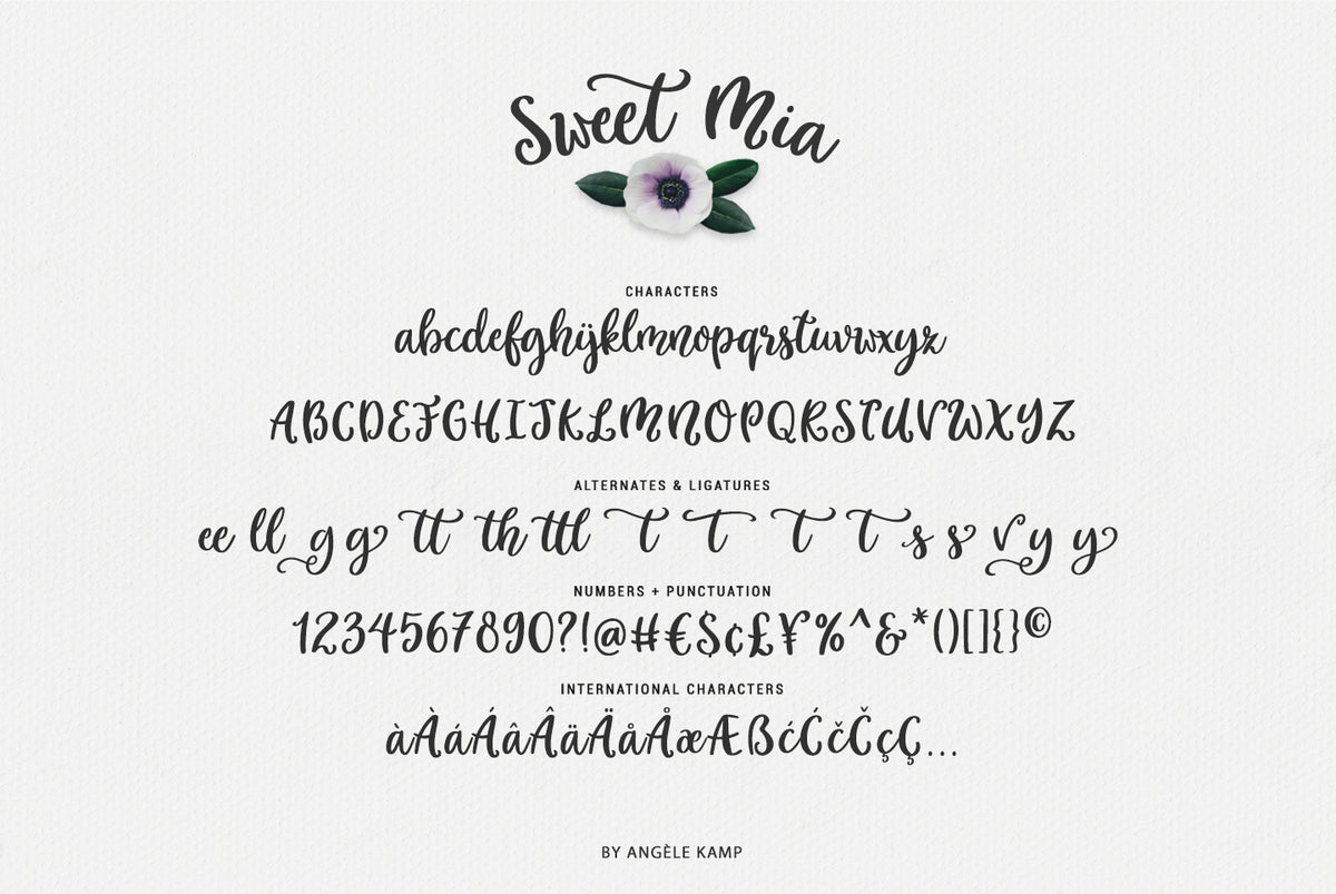 Sweet Mia font